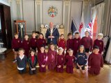 School Tours of a Gibraltar Model Soldier Society Exhibition at City Hall